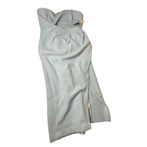 MISHA Blue Medora Strapless Cut Out Dress 12 - Picture 5 of 11